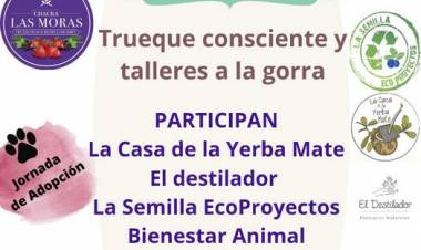 Trueque Consciente y talleres en Chacra Las Moras