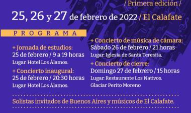 El Calafate sede de un nuevo Ciclo musical