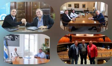 Belloni pasó la gorra en Buenos Aires