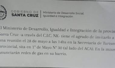 El gobierno provincial anunciará obras de gas