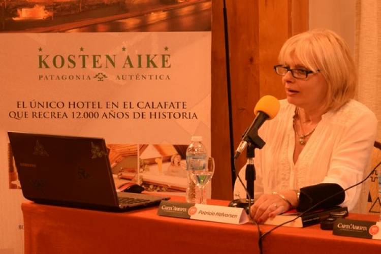 Patricia Halvorsen en la Feria del Libro de Buenos Aires