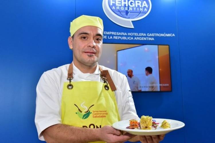 Chef calafateño obtuvo segundo puesto en Torneo Nacional de Gastronomía Saludable