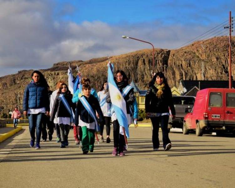 El Chaltén:  Conmemoración del Paso a la Inmortalidad del General José de San Martín