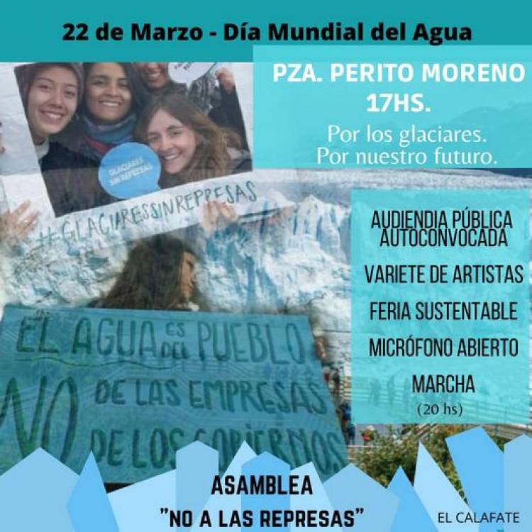 El Calafate marcha: Movilización en defensa del agua