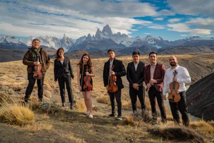 La Camerata Calafate se presentó en El Chaltén