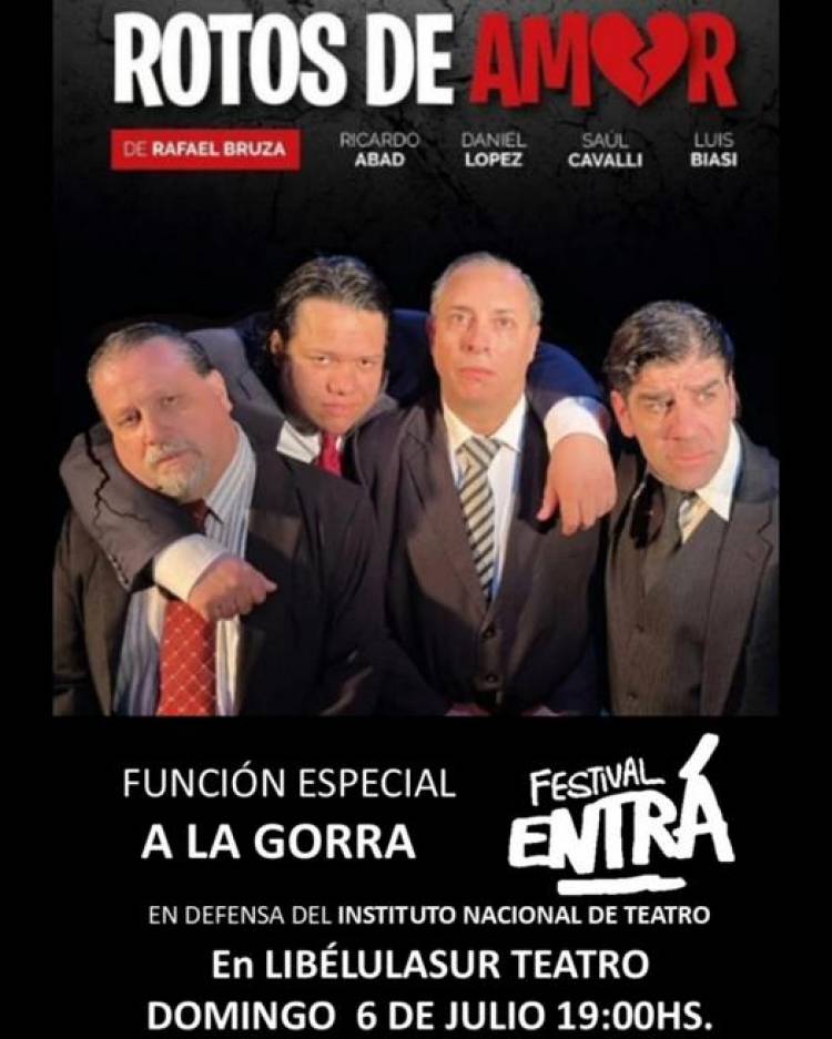 "Rotos de amor" vuelve este domingo con función a la gorra