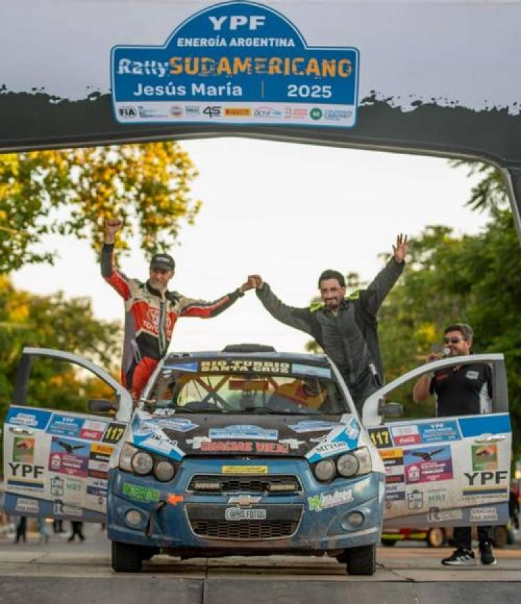Piloto santacruceño participará en Córdoba del Rally Sudamericano 2026 