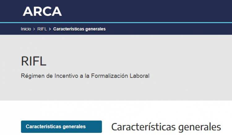 El RIFL : Iniciativa gubernamental para incentivar la regularización de relaciones laborales
